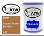 Preview: BMW, Impala Brown Metallic, 418: 500ml Lackdose, von ATW Autoteile West.